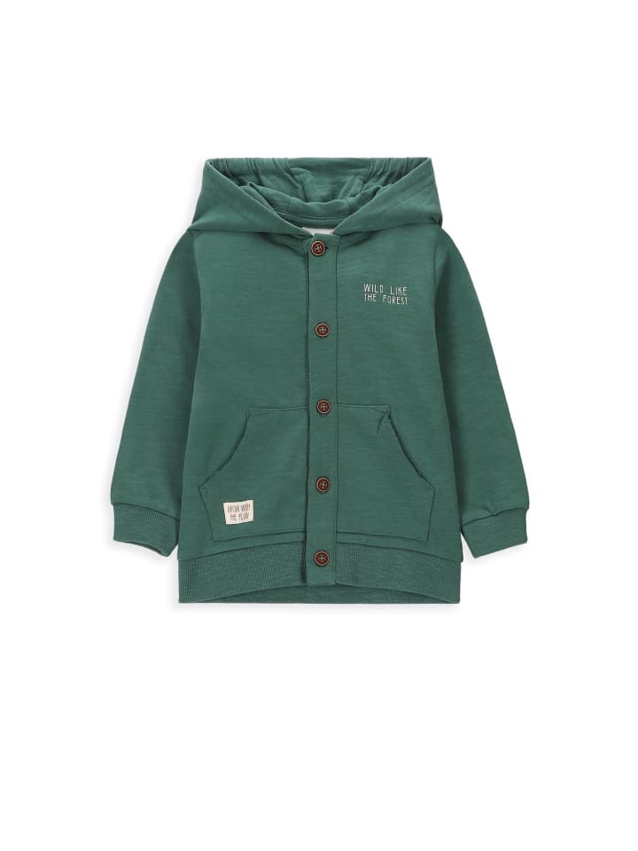 Coccodrillo Sweatshirt mit Reißverschluss in grün günstig kaufen