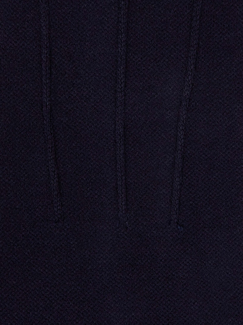 Touchscreen-Handschuhe aus Jersey in marineblau