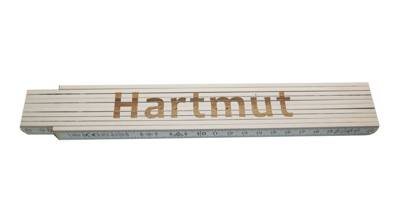 Heka Werkzeuge GmbH Meterstab weiß Hartmut