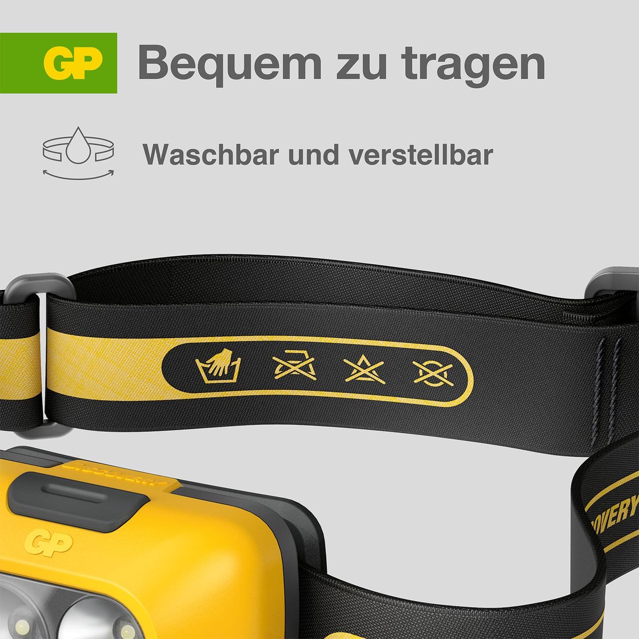 GP Battery Stirnleuchte CH42 - Gelb