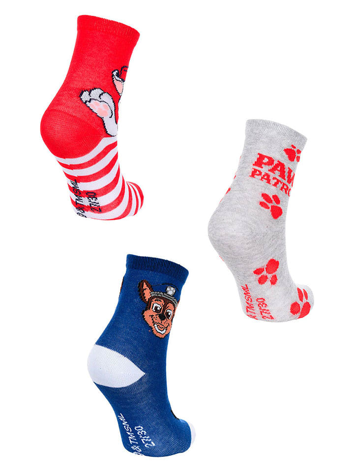 Paw Patrol 3er-Set: Socken 