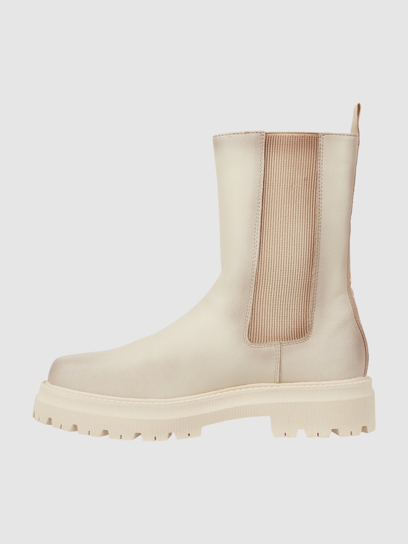 Chelsea Boots in Leder-Optik Modell 'Carley' in beige