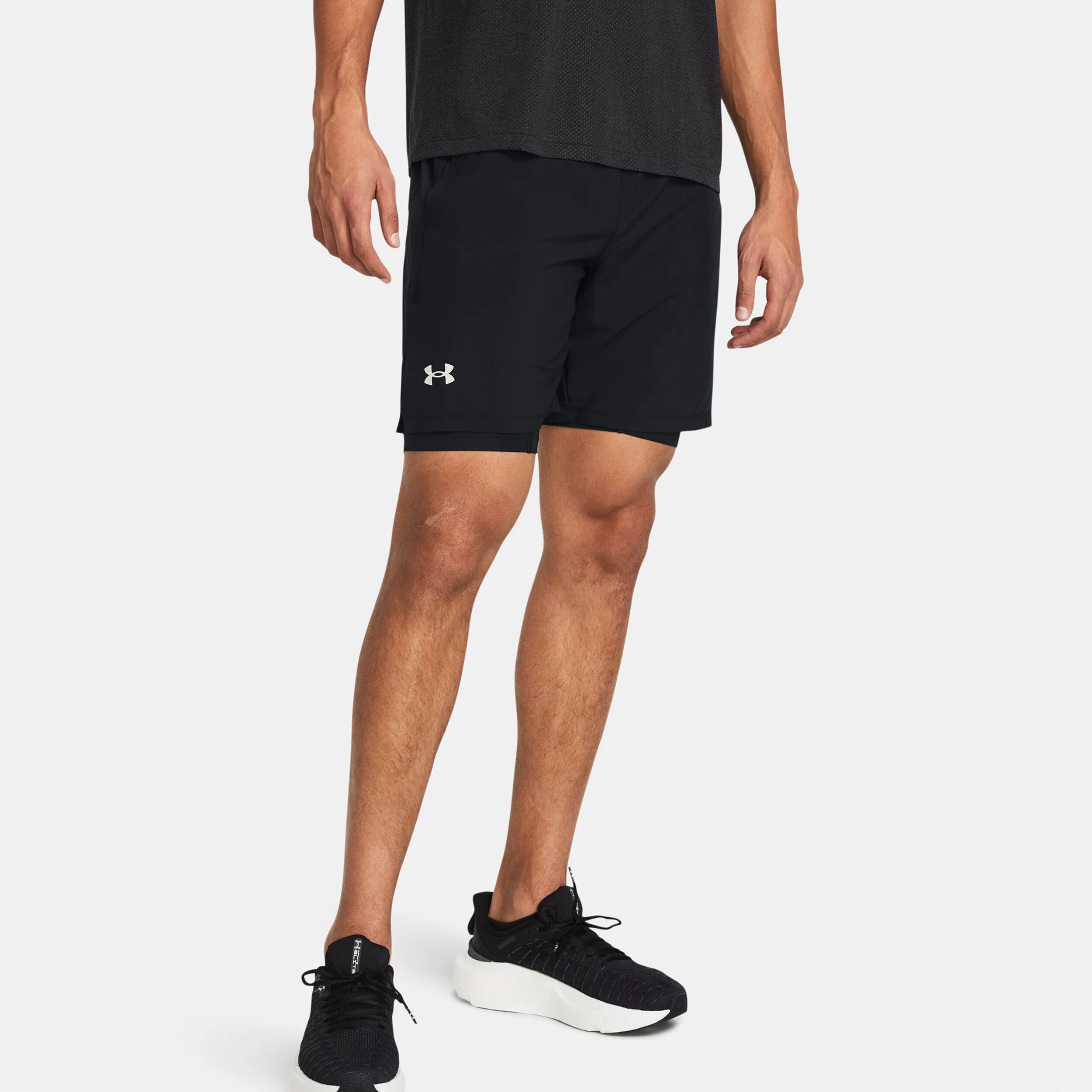 Launch 5 Inch 2-in-1 Shorts Herren - Schwarz