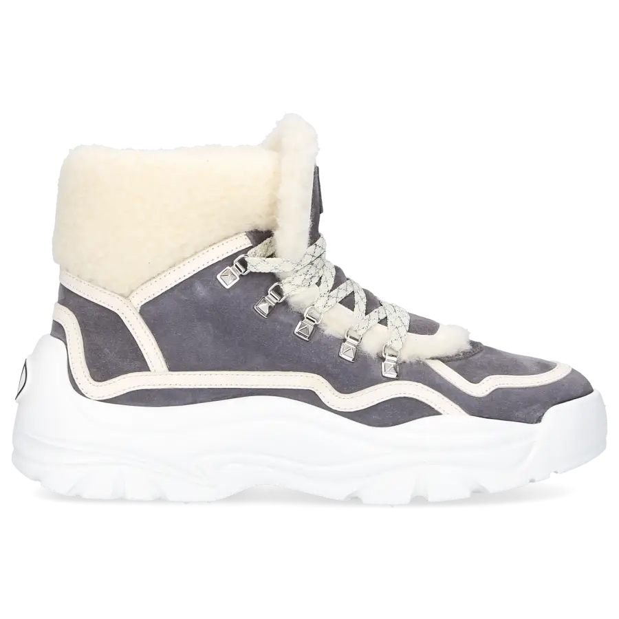 Valentino Garavani - Stiefeletten 1W2S0 Gefüttert - grau