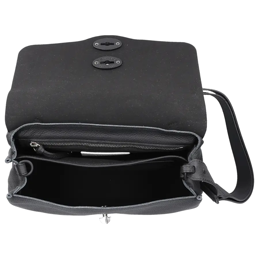 Zanellato - Handtasche POSTINA S Kalbsleder - schwarz