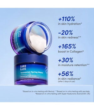 Sand & Sky Tasmanian Spring Water Renewing Night Cream Nachtcreme-60 g
