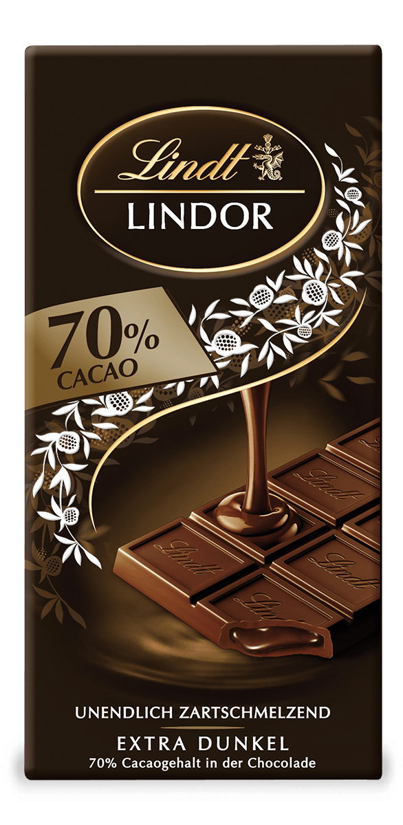 LINDOR Extra Dark 70%, 100g