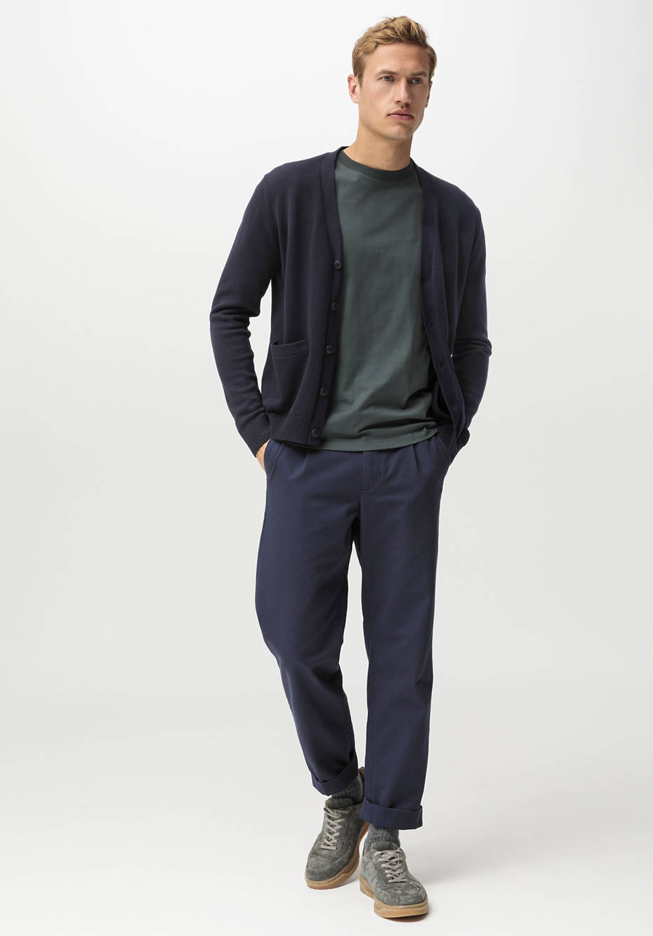 Cardigan aus reiner Bio-Baumwolle