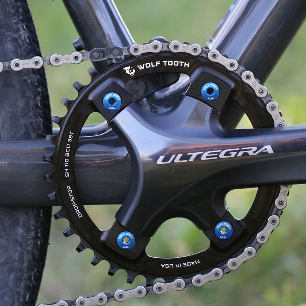 Wolf Tooth Components Shimano 110 BCD Asymmetric 4-Loch Kettenblatt kaufen | Bike-Discount
