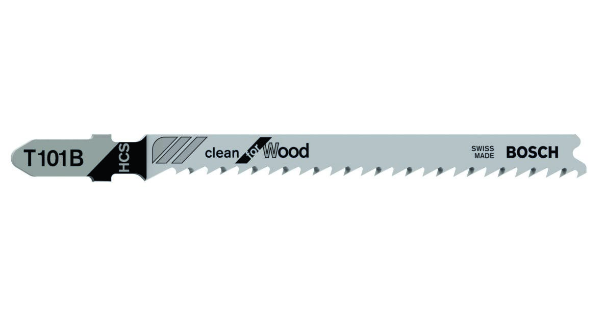 Bosch Blue Accessories 2608630030 T101B Stiksavklinger T-skaft pr. 5 stk. træ