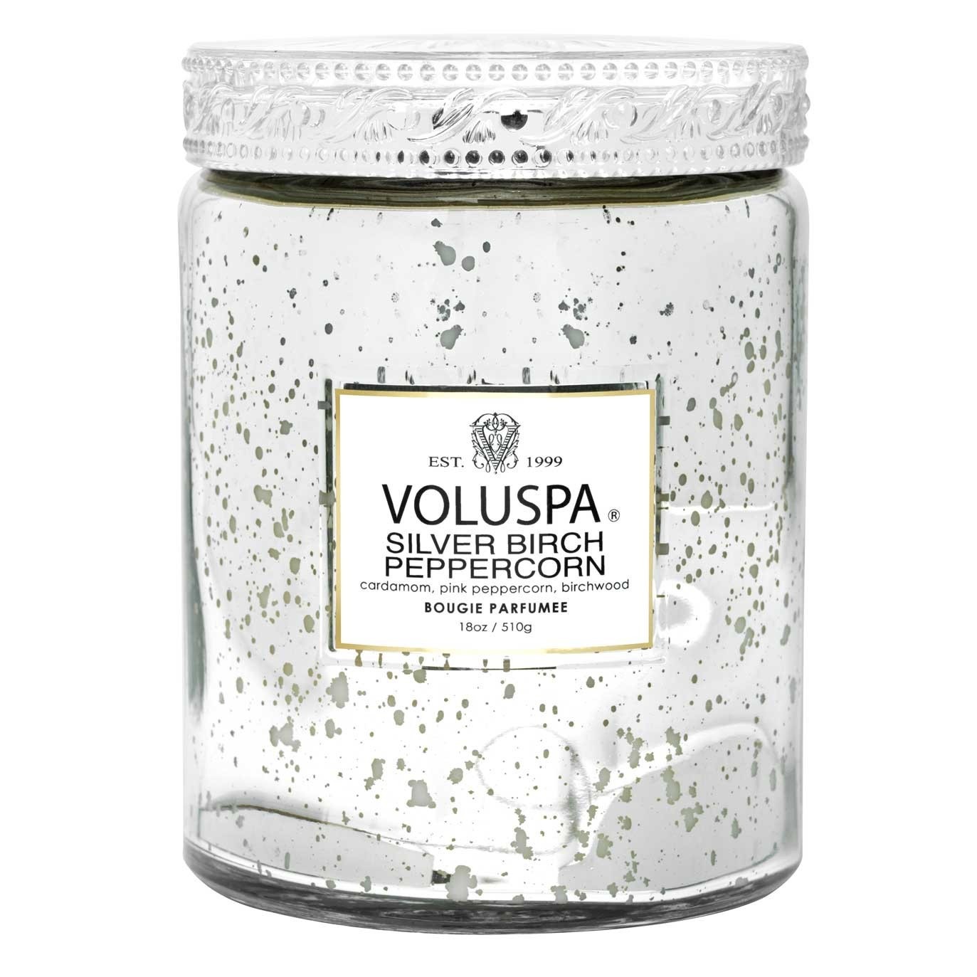 VOLUSPA Strieborná breza 473 ml Veľká nádoba Speckle