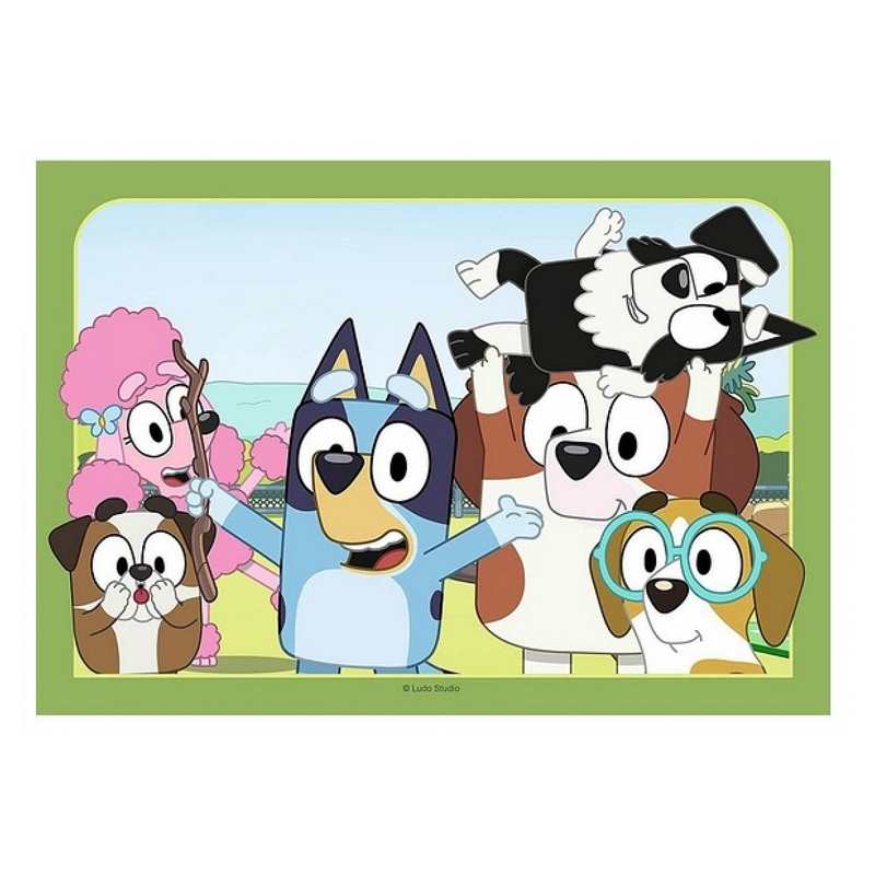 Puzzle S'amuser avec Bluey 2 x 12 pièces