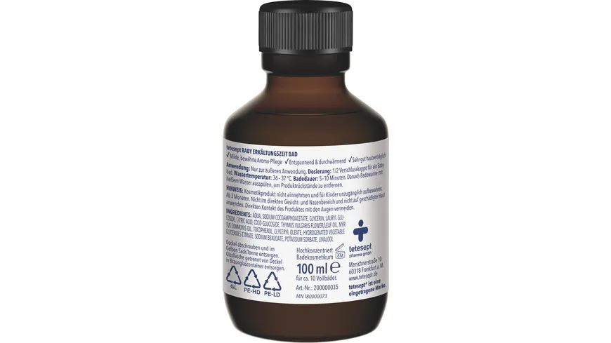 tetesept Baby Erkältungszeit Bad 100 ml