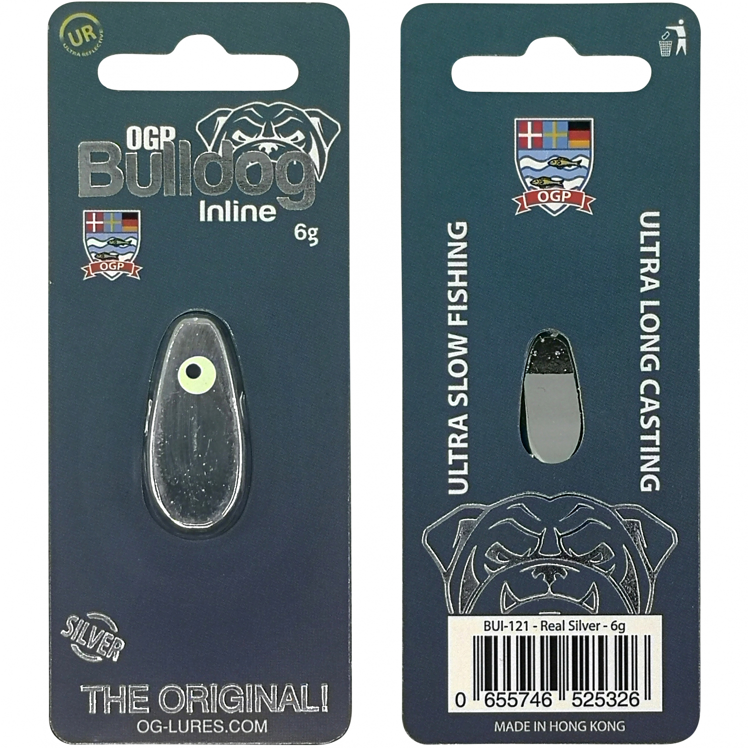 OGP Kunstköder Bulldog Inline (Real Silver)
