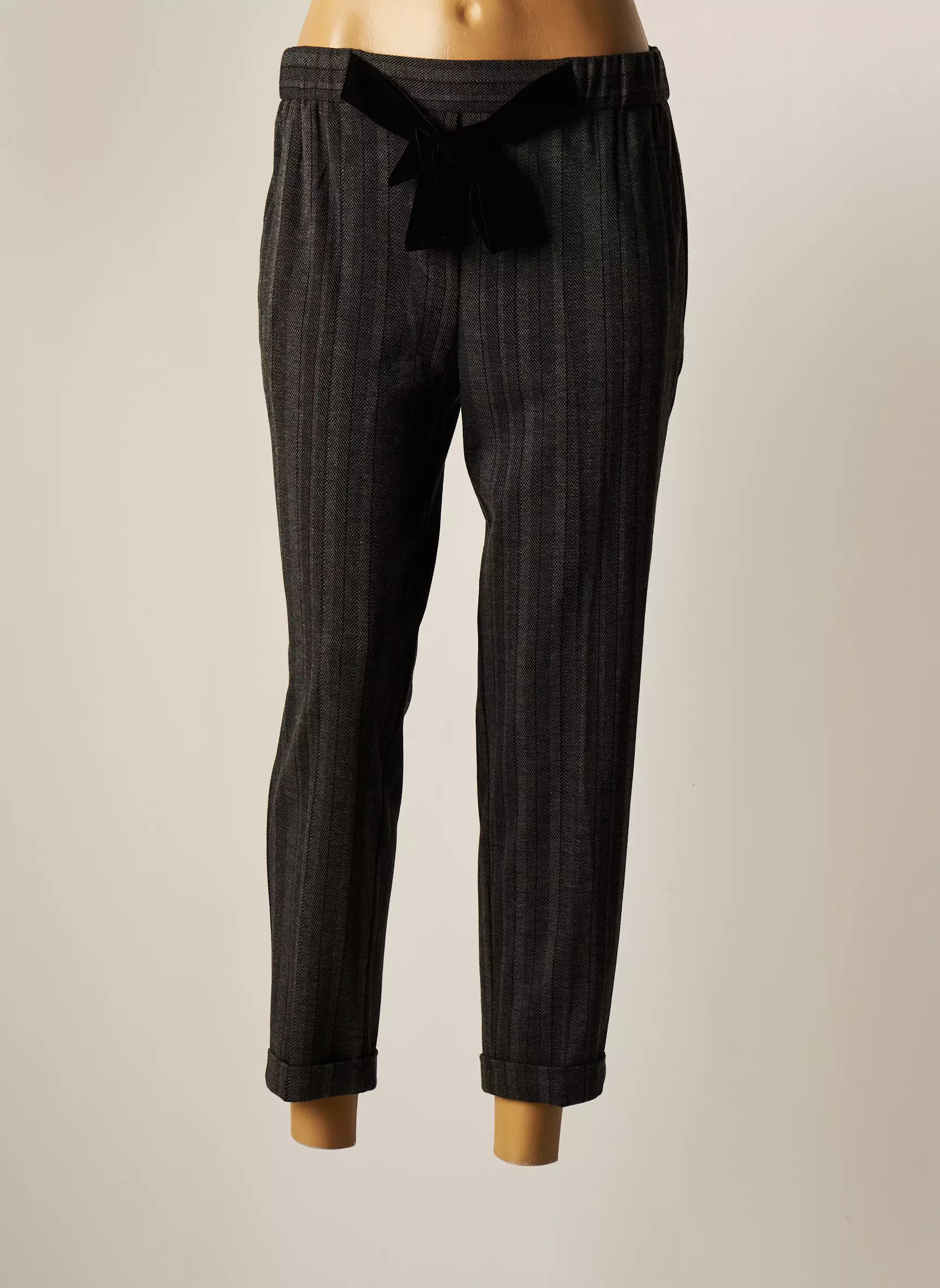Teddy Smith Pantalon7 8 Femme couleur gris