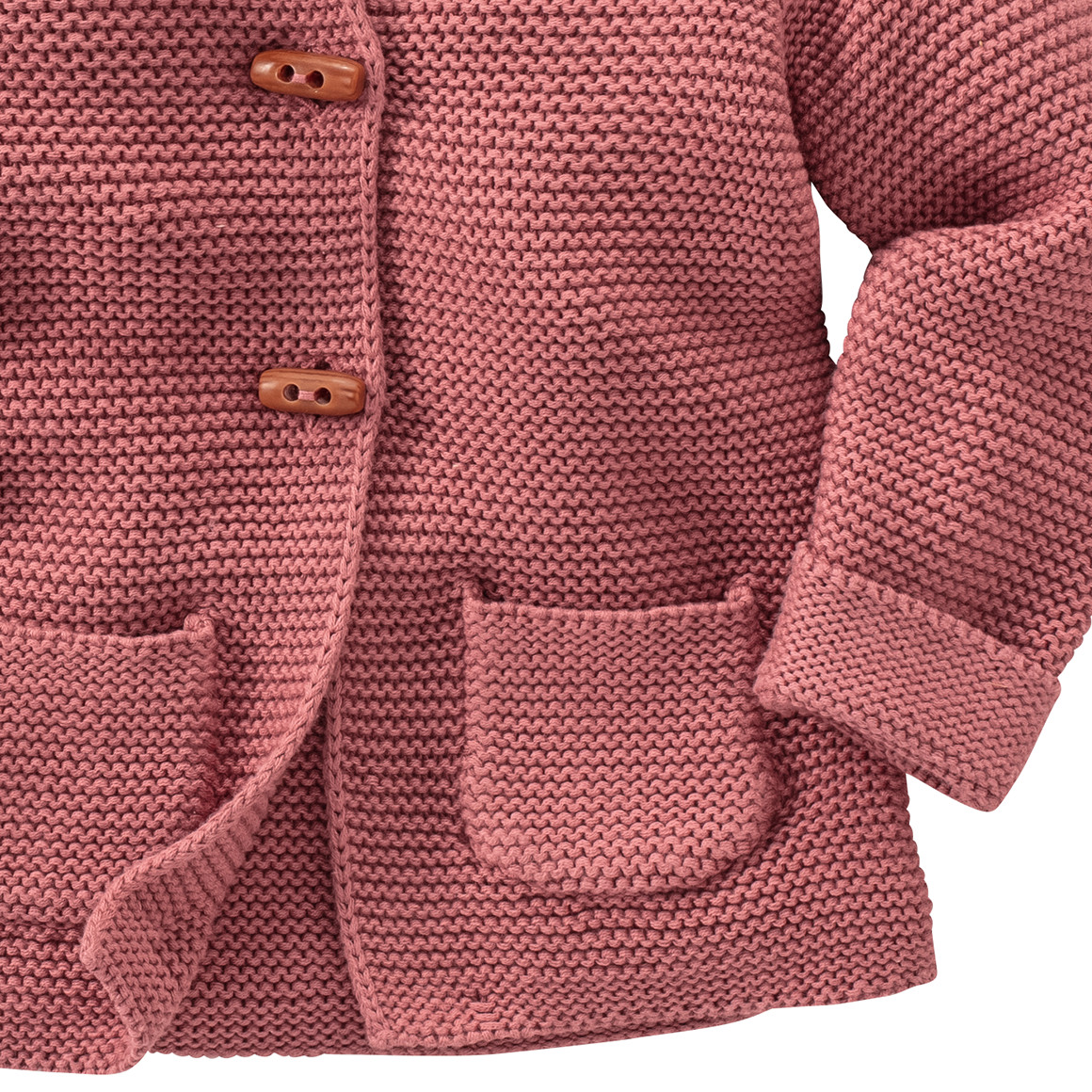Baby Strickjacke mit Öhrchen
