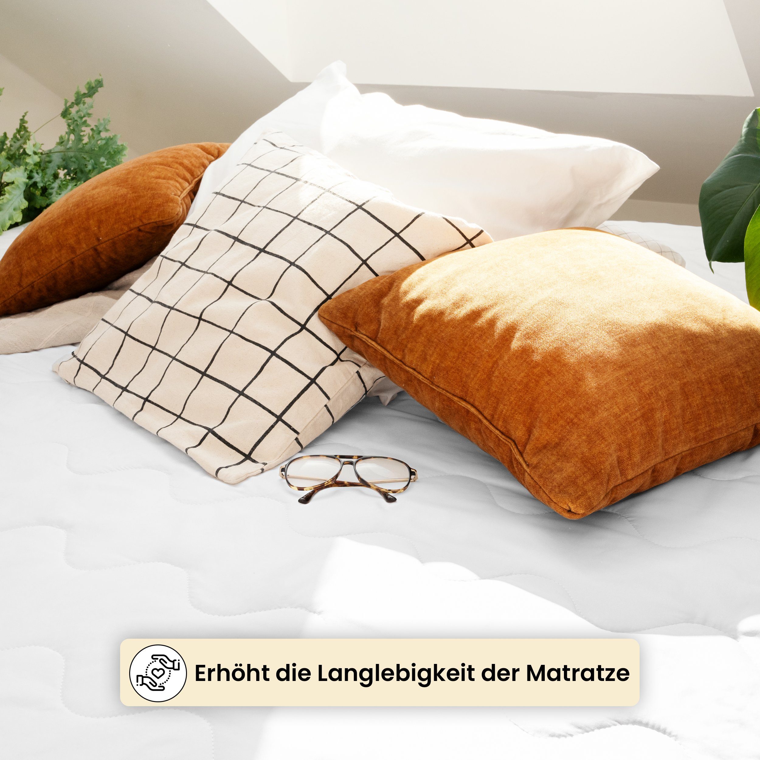 Matratzenschoner Matratzenschutz - Matratzenauflage viele Größen zum Matratzenschutz Gentle North, gängigste Größen