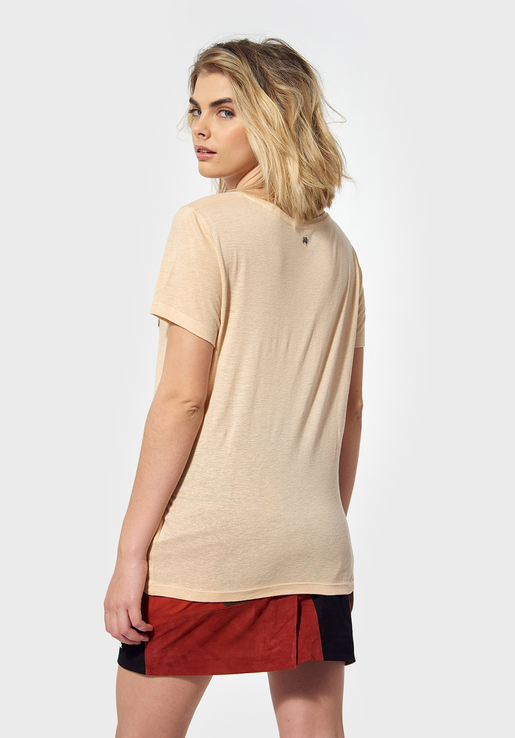POLLY  T-shirt régular Femme brodé 