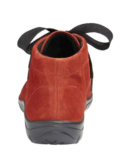 Schnürstiefelette aus weichem Leder