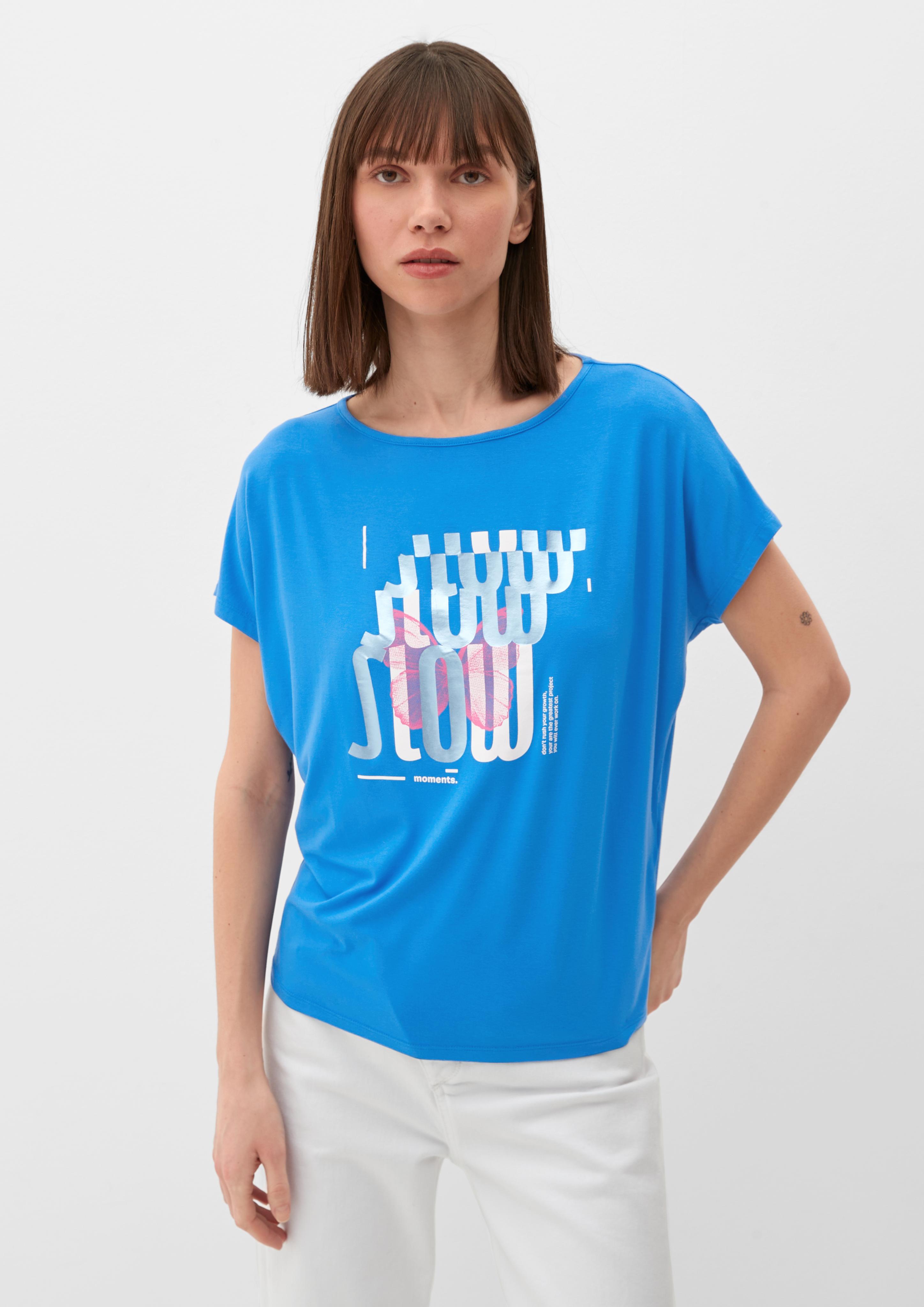 T-Shirt mit Frontprint  2130697-55D0