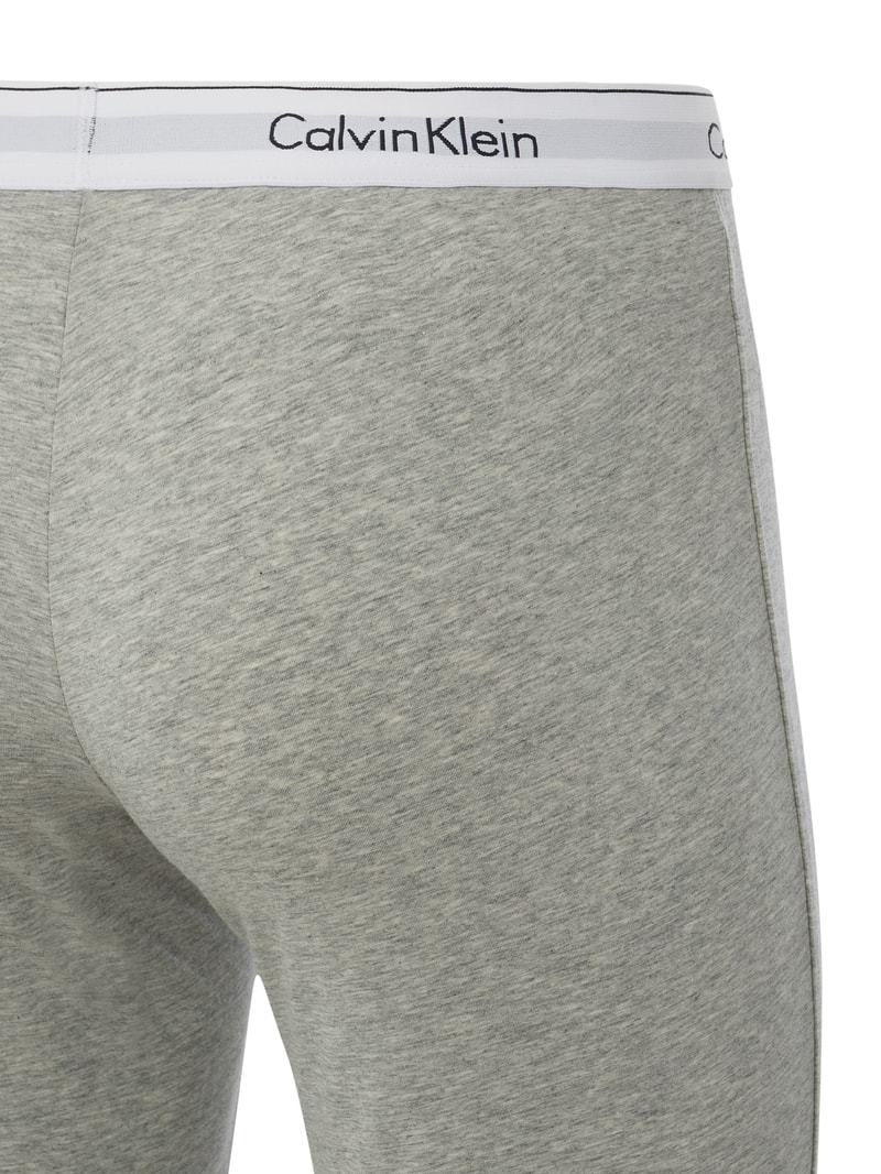 Pyjama-Hose mit Stretch-Anteil in hellgrau meliert