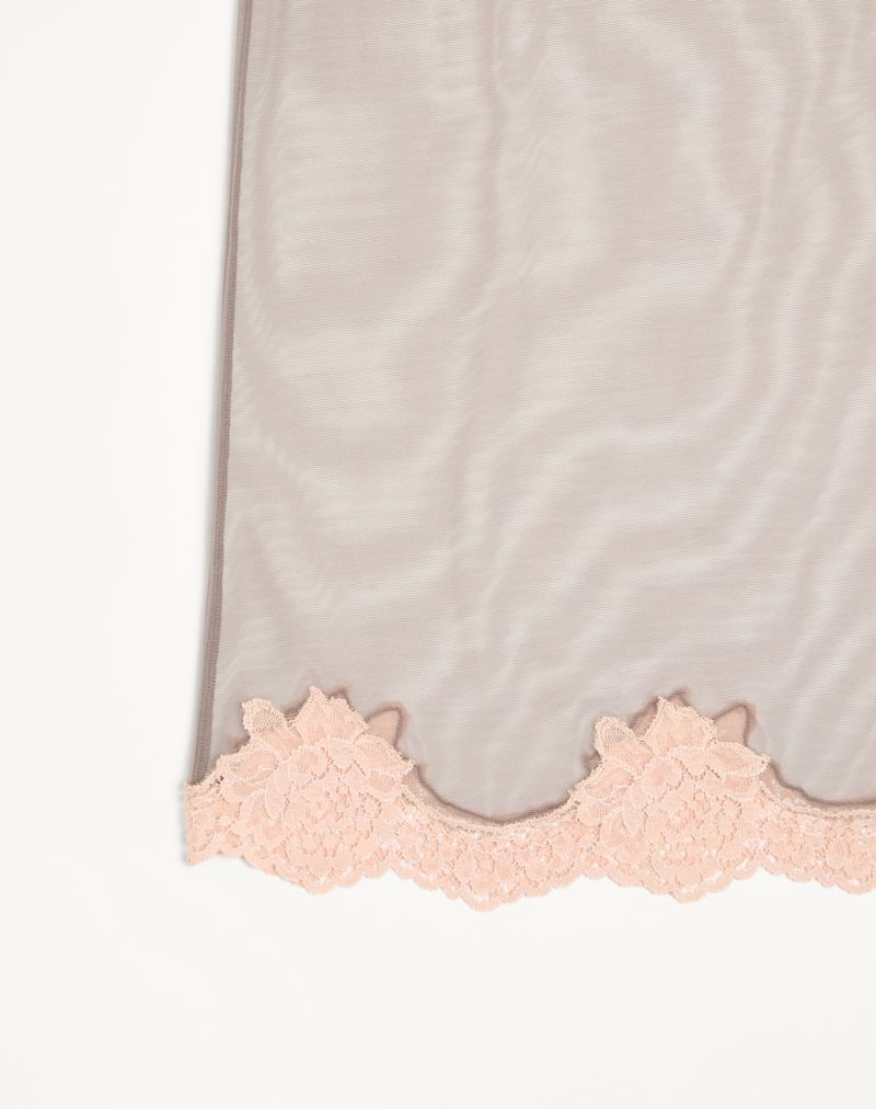Saia midi de tule