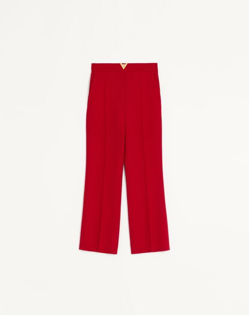 Wollen crêpe broek