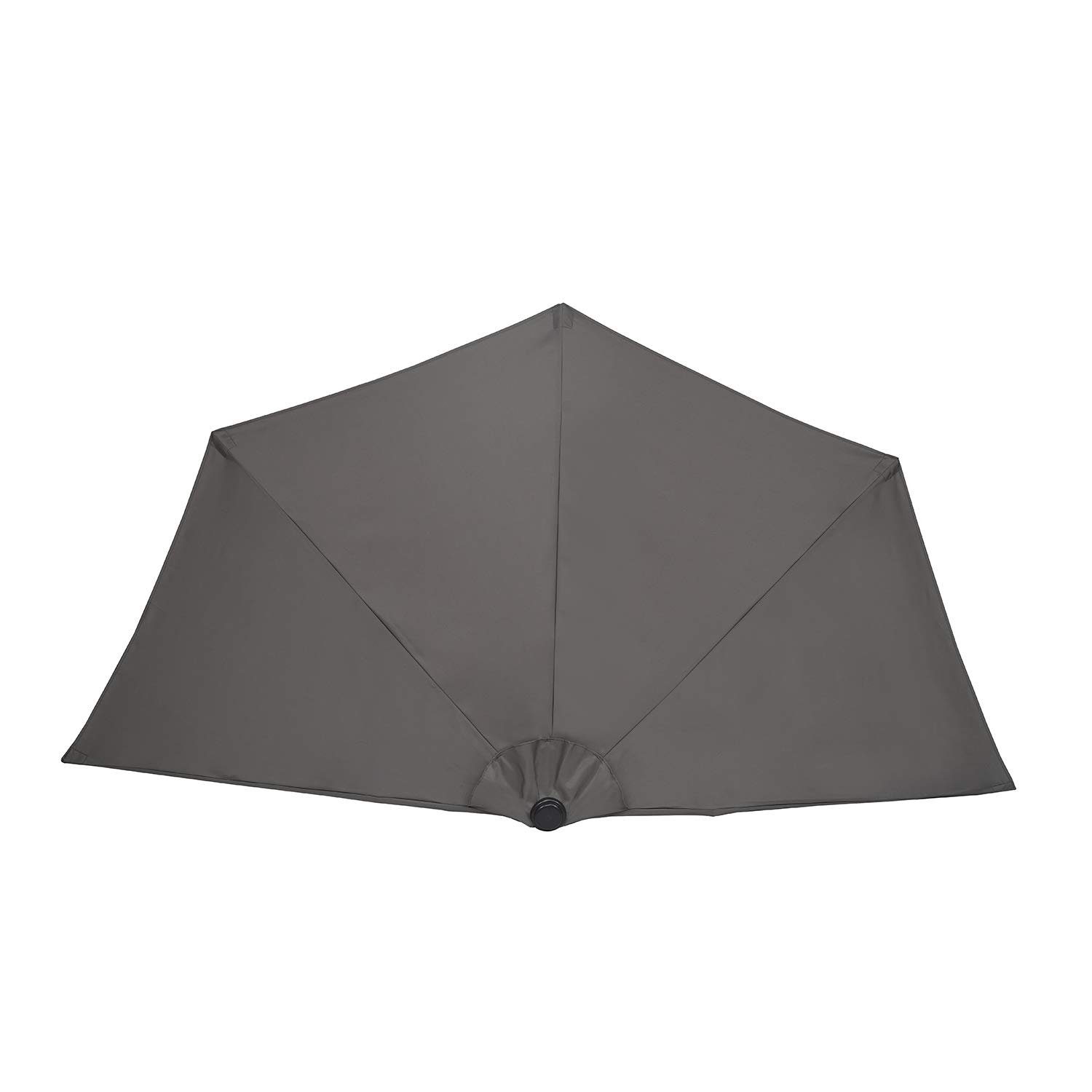 Sekey Balkonschirm 270cm Sonnenschirm Halbrund mit Kurbel, Sonnenschutz 50+
