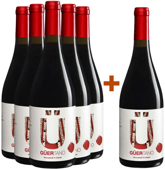 5+1 Aktionspaket Güertano Tinto Monastrell Jumilla DO - Bodegas Salzillo
