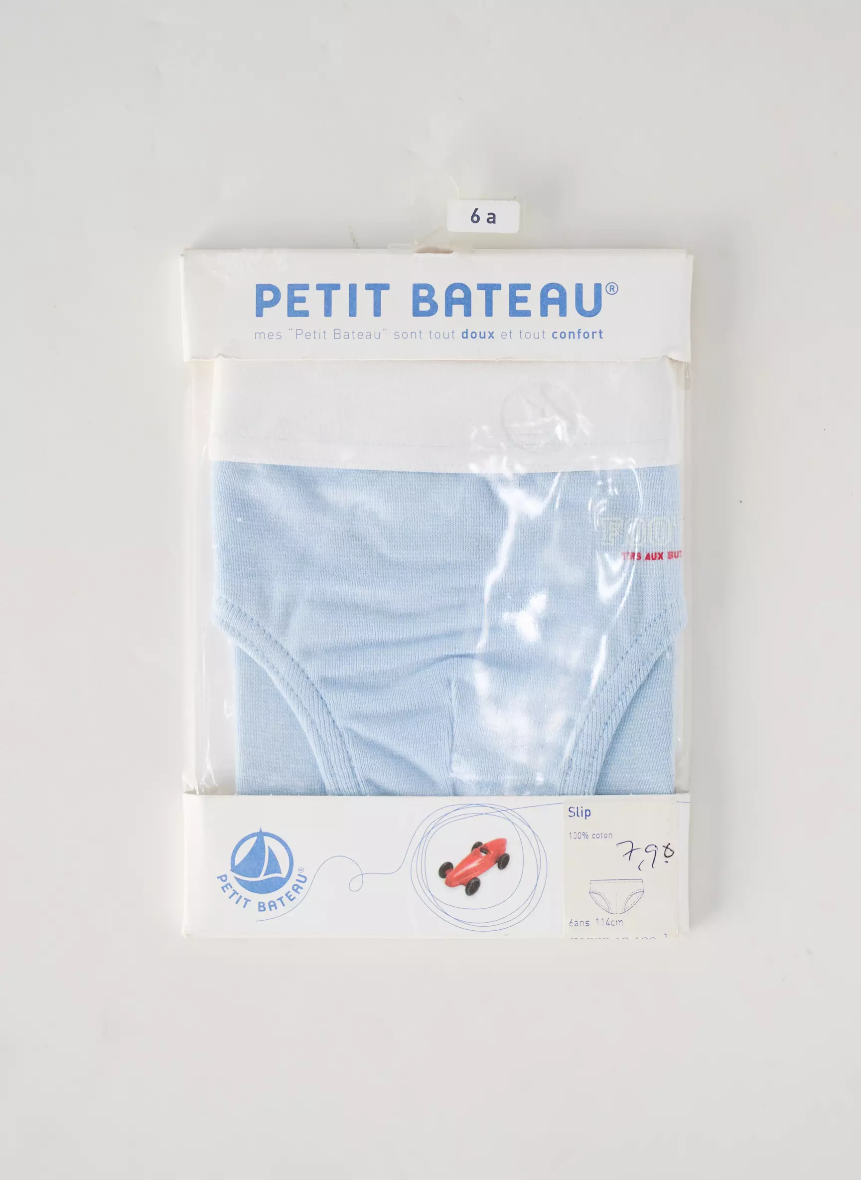 Petit Bateau Slips Garcon couleur bleu