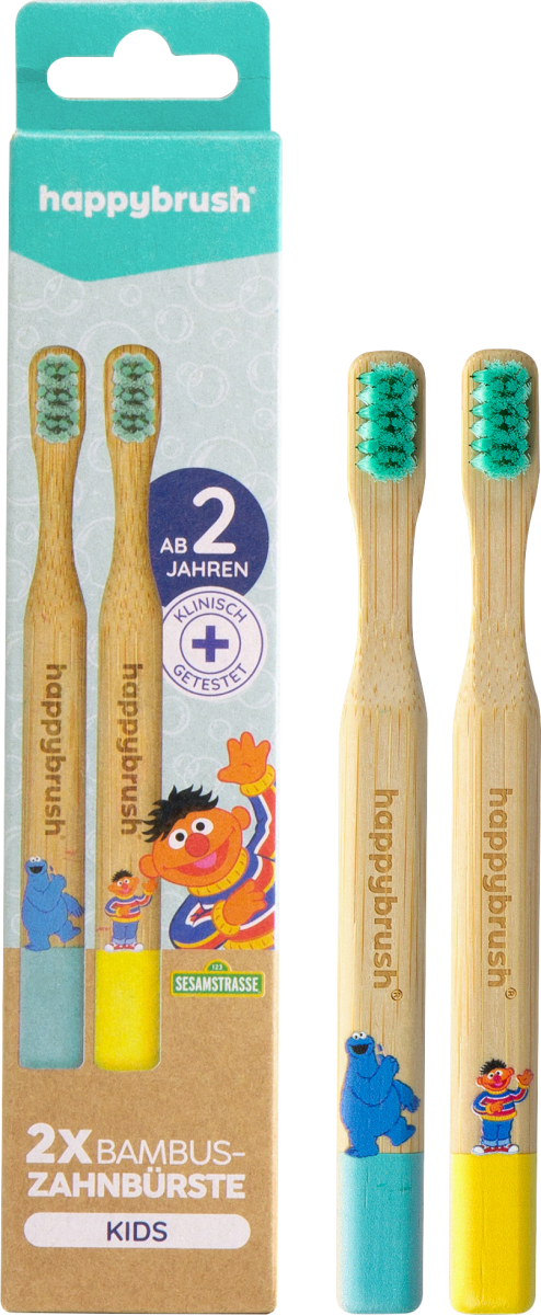 Zahnbürste Kinder Sesamstraße ab 2 Jahren, 2 St