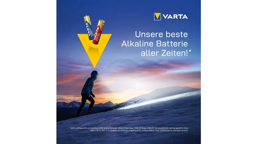 VARTA LONGLIFE Power Micro AAA Blister 4