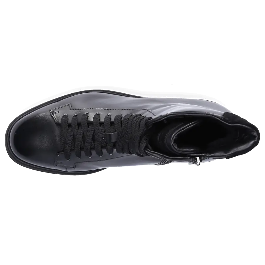 Santoni - Sneaker high 60406 schwarz - schwarz