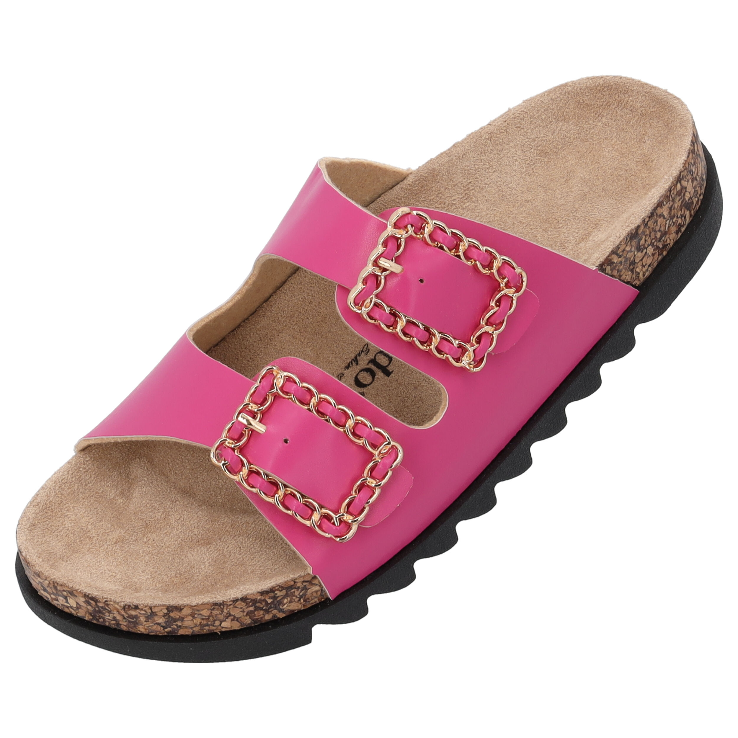 Palado Igies by Sila Sahin, Plateau-Pantoletten, Damen, Pink