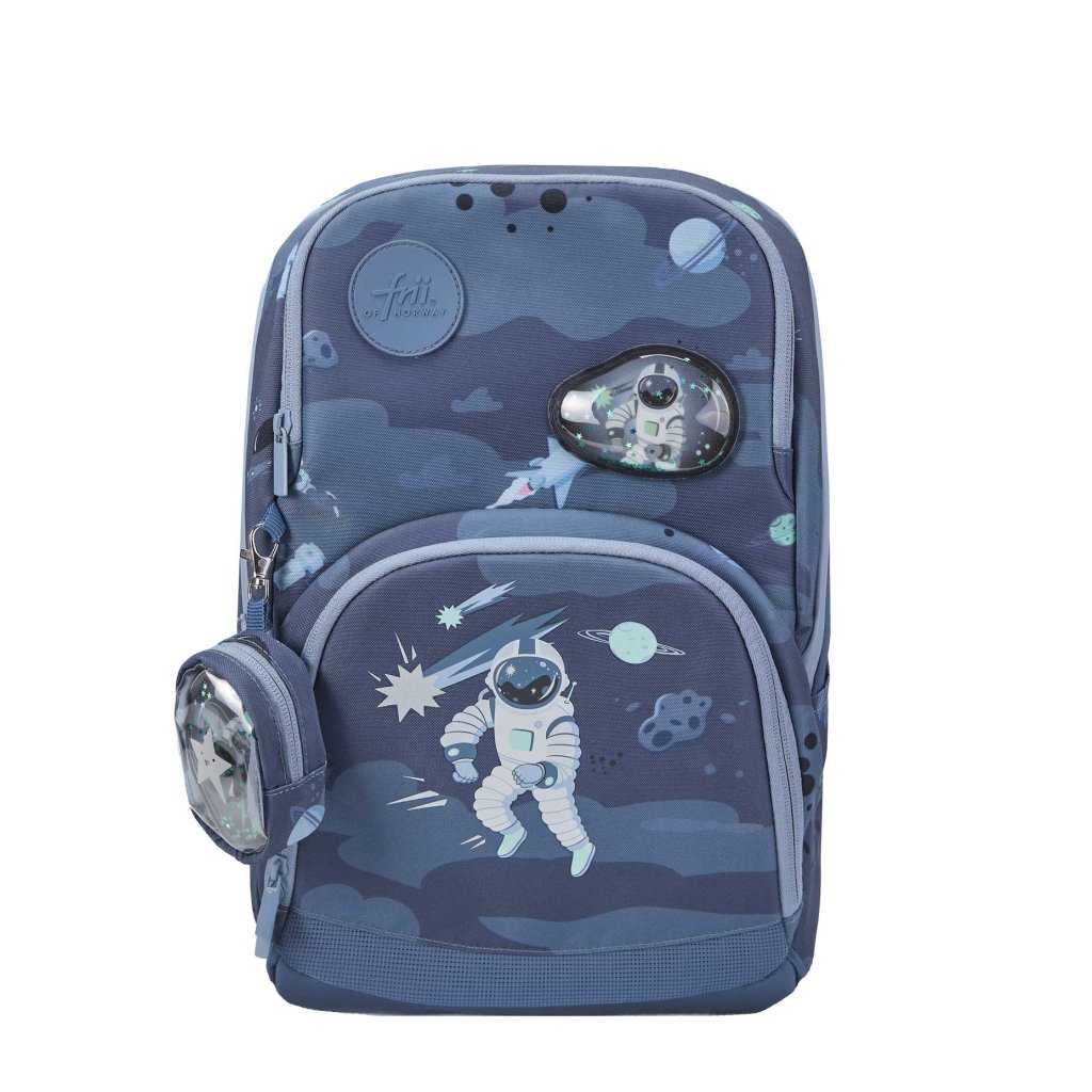 Frii of Norway Ergonomischer Schulrucksack Easy 22l Astronaut Blue Denim