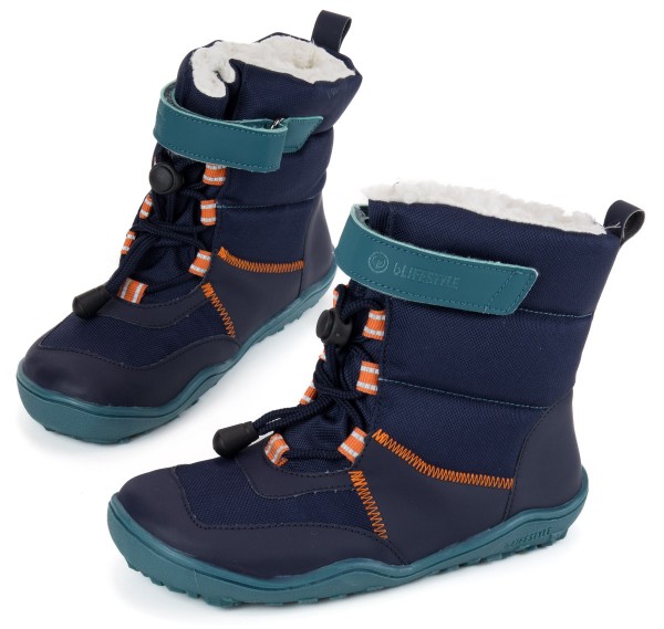 bLifestyle ~ Monodon Winter Stiefel Vegan + TEX ~ Marine