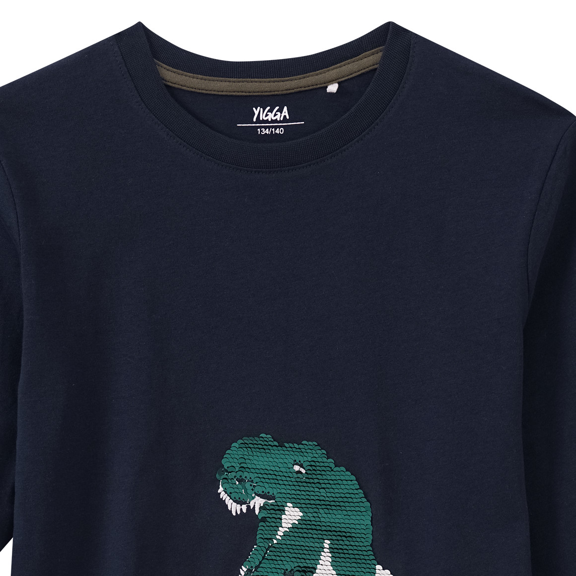 Jungen Langarmshirt mit Wendepailletten