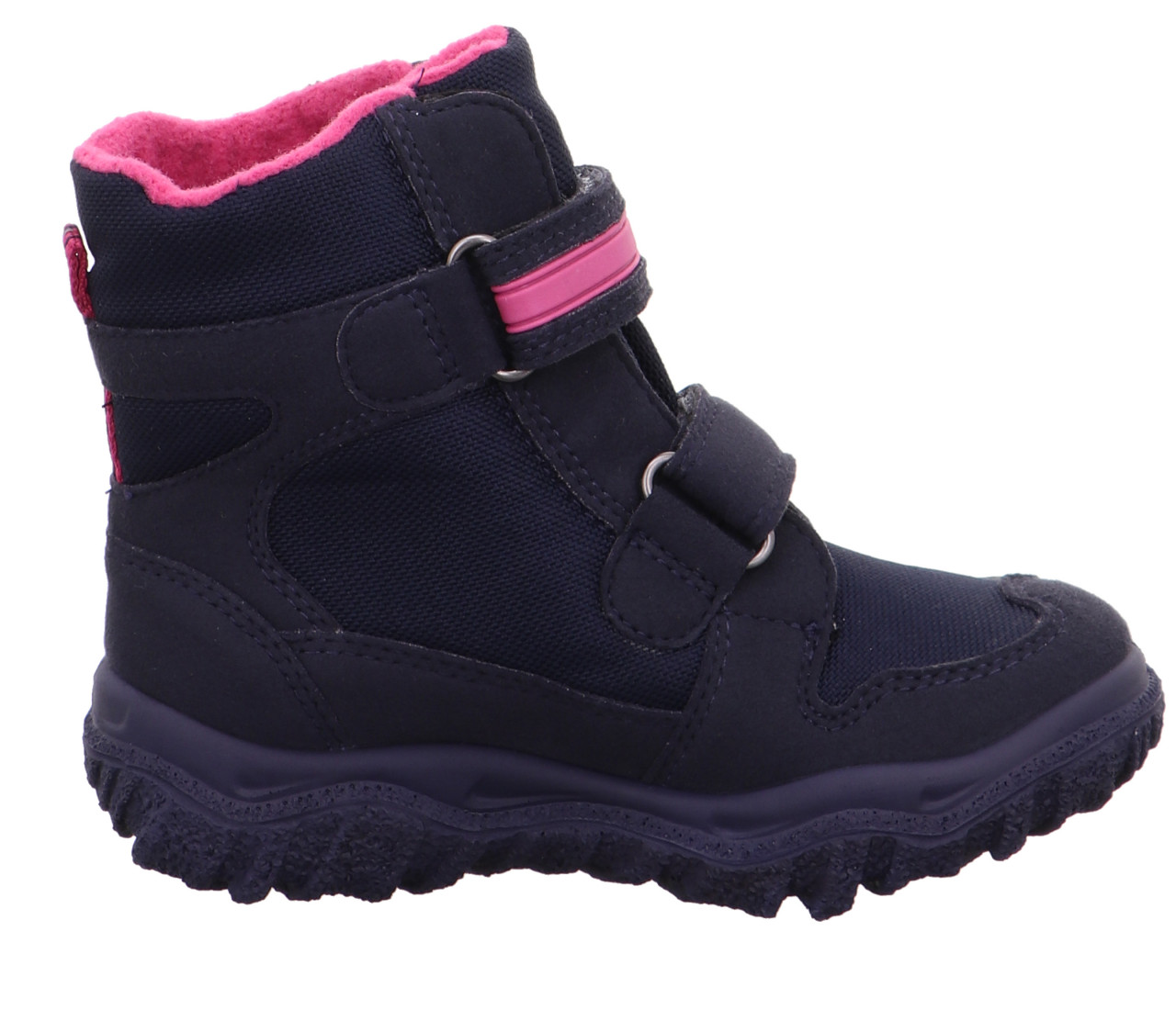 HUSKY - Blau/Rosa Boots mit Klettverschluss
