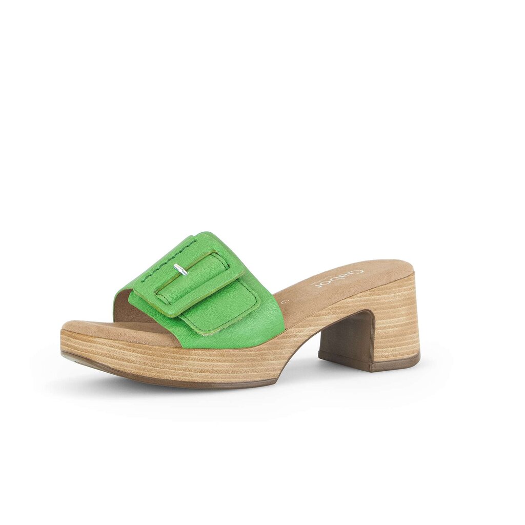 Gabor comfort Pantolette grün