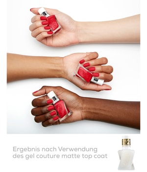 essie Gel Couture mit mattem Finish Nagelüberlack-13.5 ml
