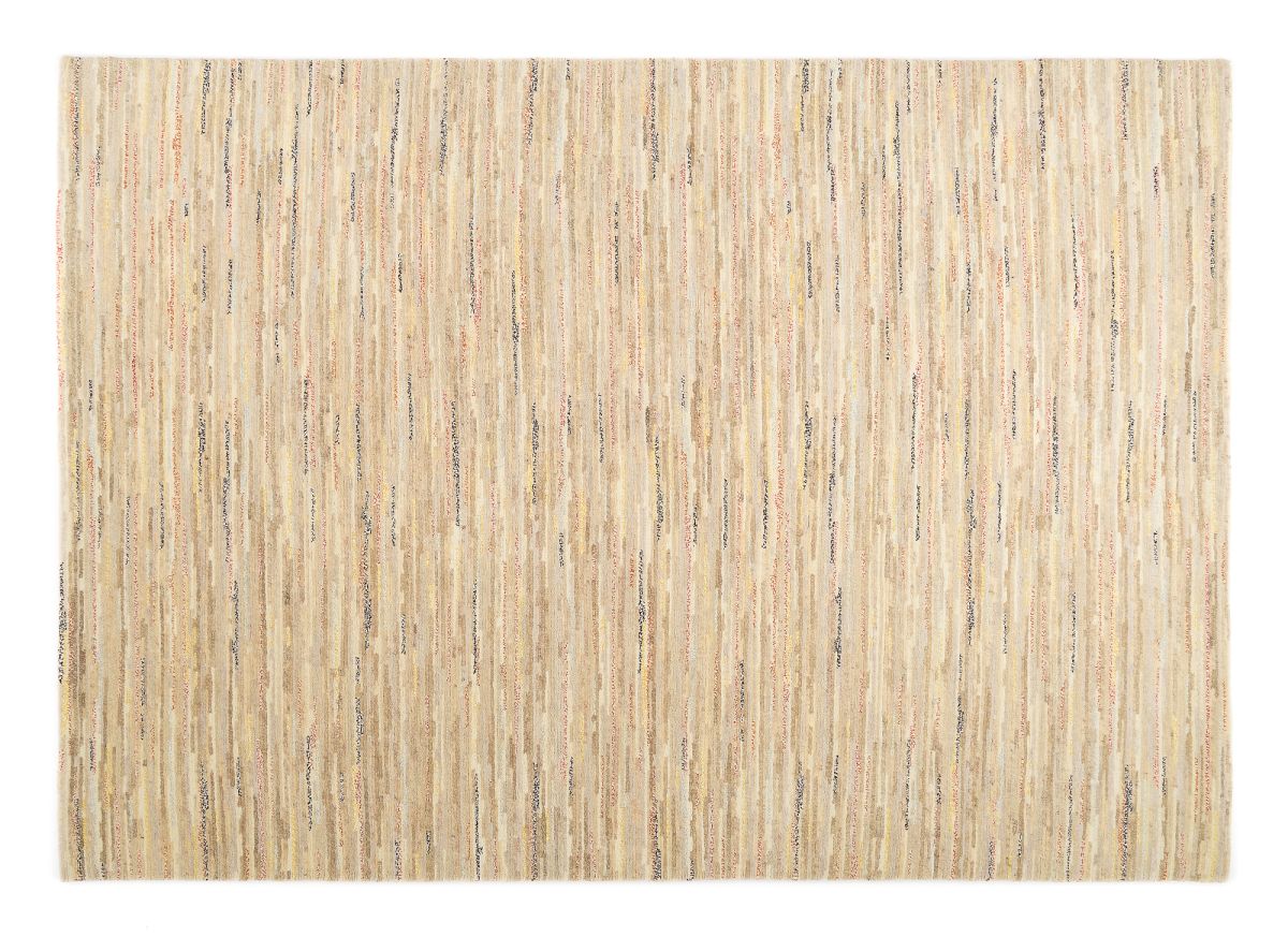 Teppich aus Nepal Himali Linea Beige 140 x 200 cm