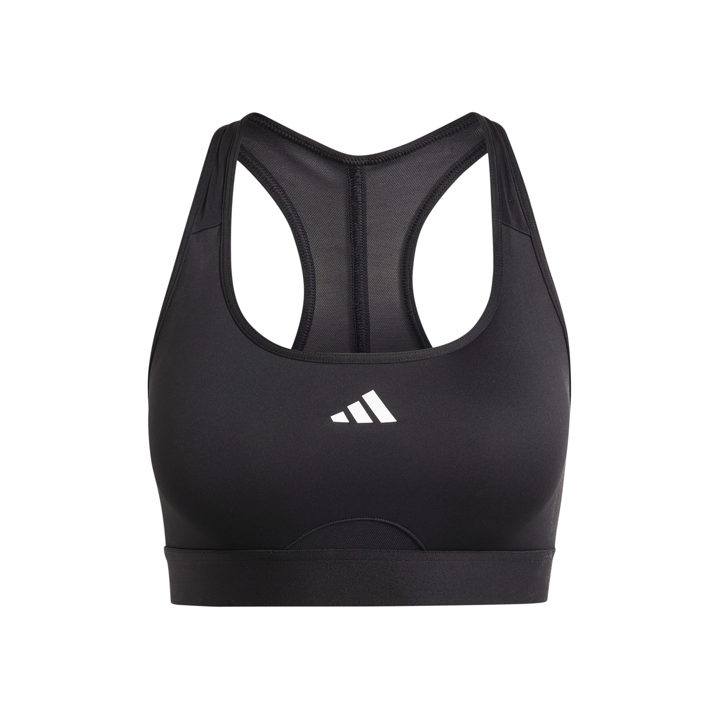 Power Racer Medium Sport-BH Damen - Schwarz