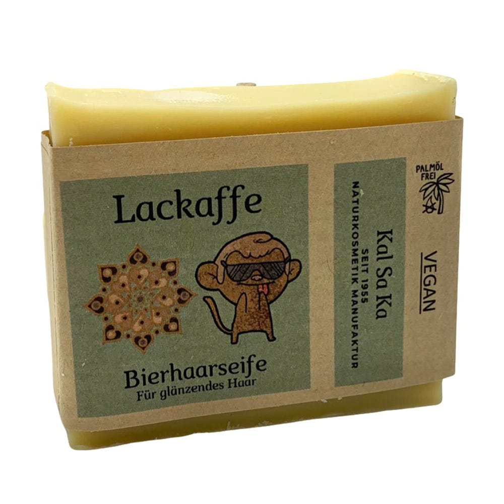 Kal Sa Ka Bierhaarseife Lackaffe 75 g