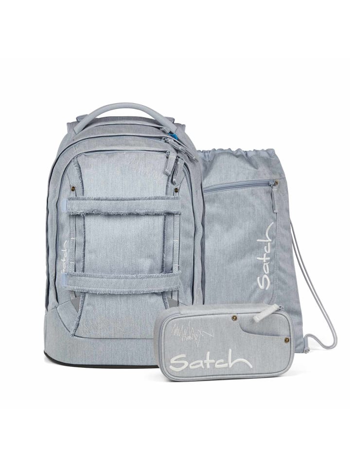 Satch Satch pack Schulrucksack Set Washed Blue günstig kaufen onesize