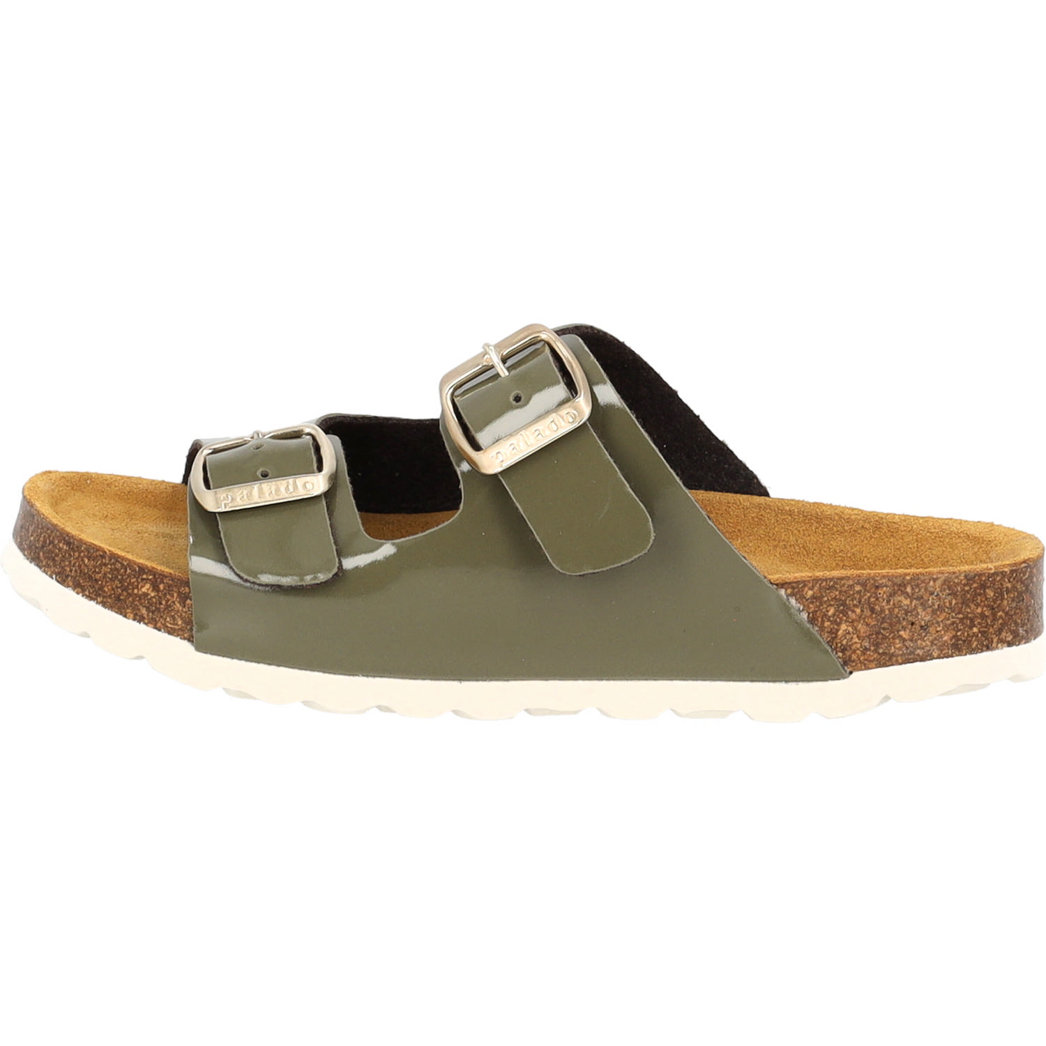 Palado Kids Korfu G Lack, Pantoletten, Kinder, Khaki