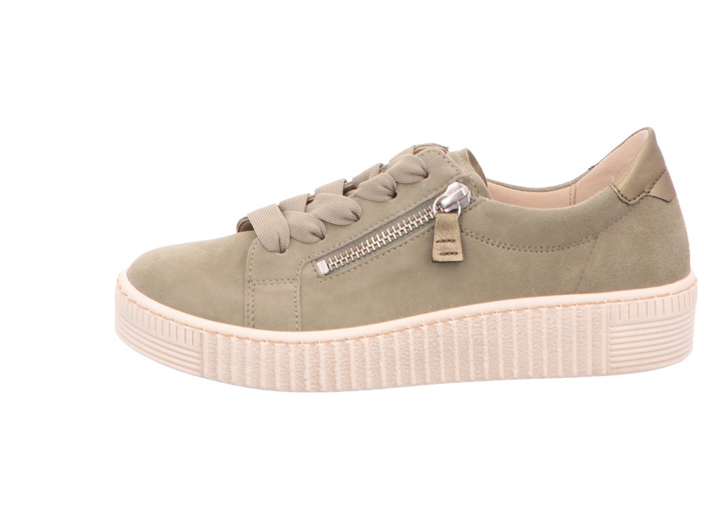 GABOR Freizeit Schnürer grün Gabor Fashion Sneaker low 43.334.11 grün