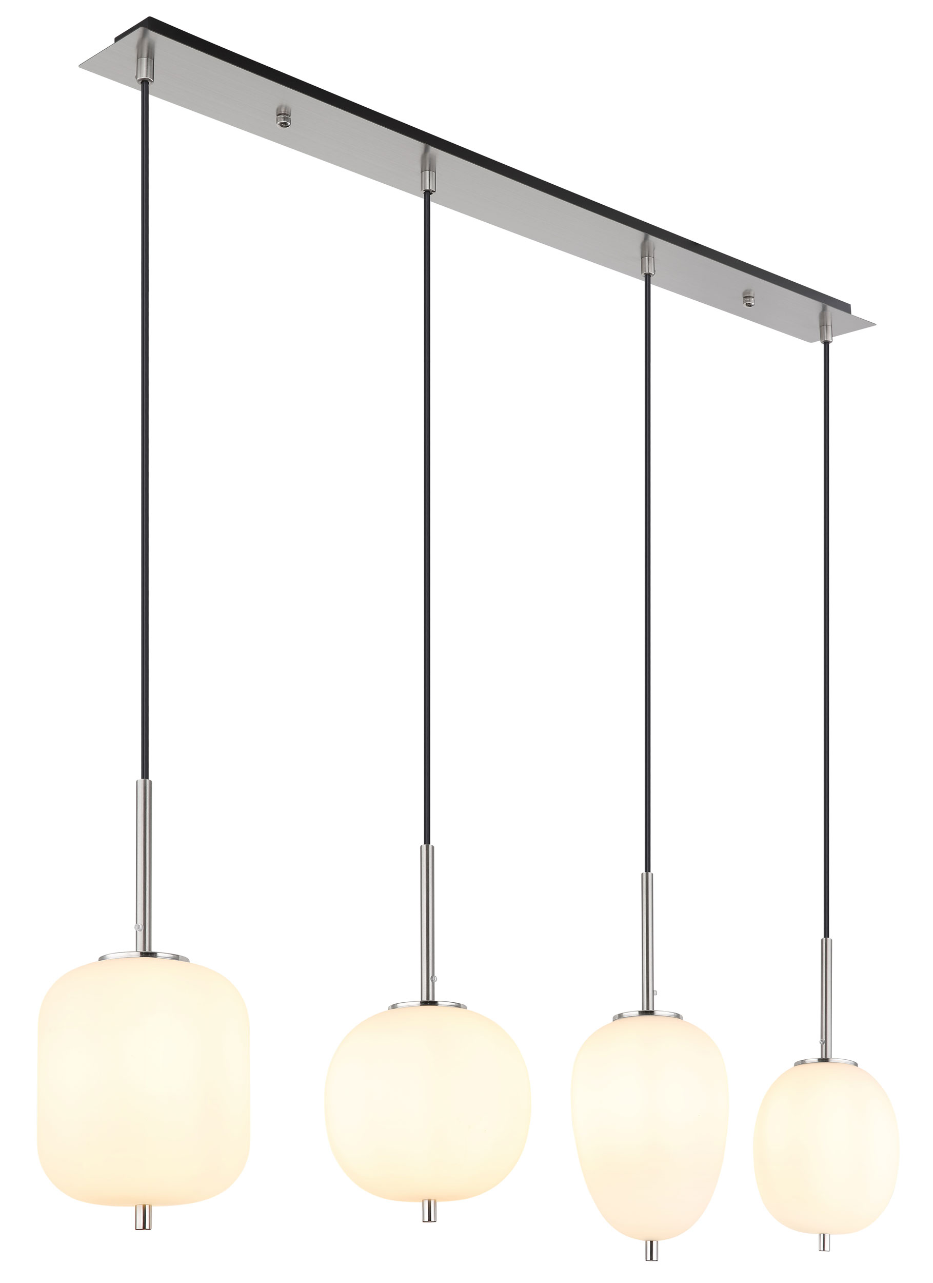 GloboLED-Pendelleuchte 4flg