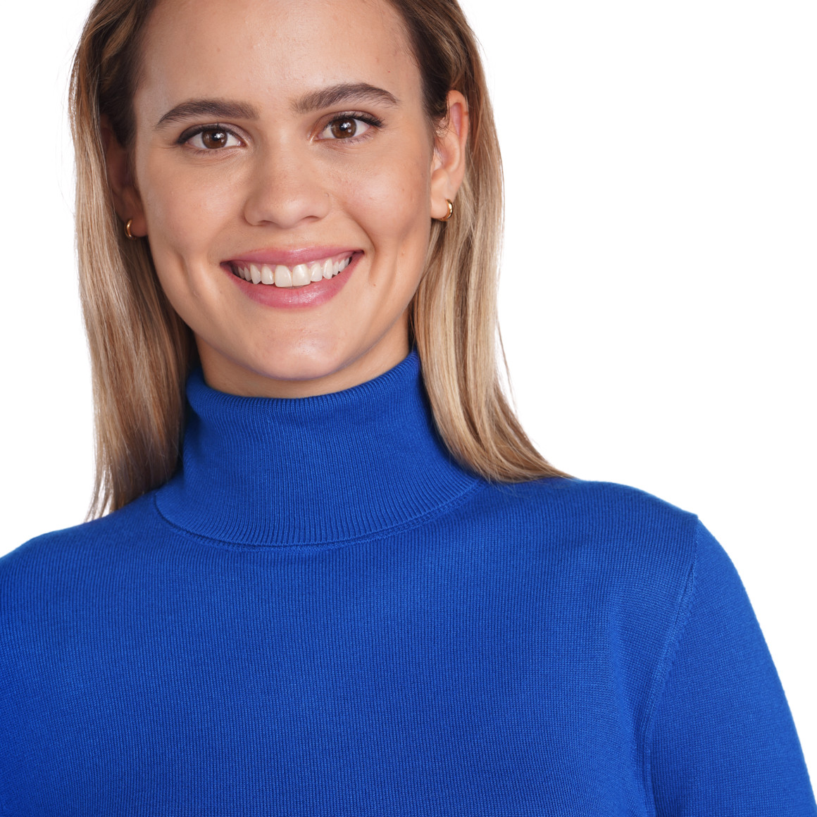 Damen Rollkragenpullover aus Feinstrick