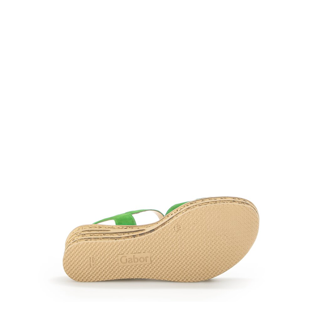 Gabor fashion Keilsandalette grün