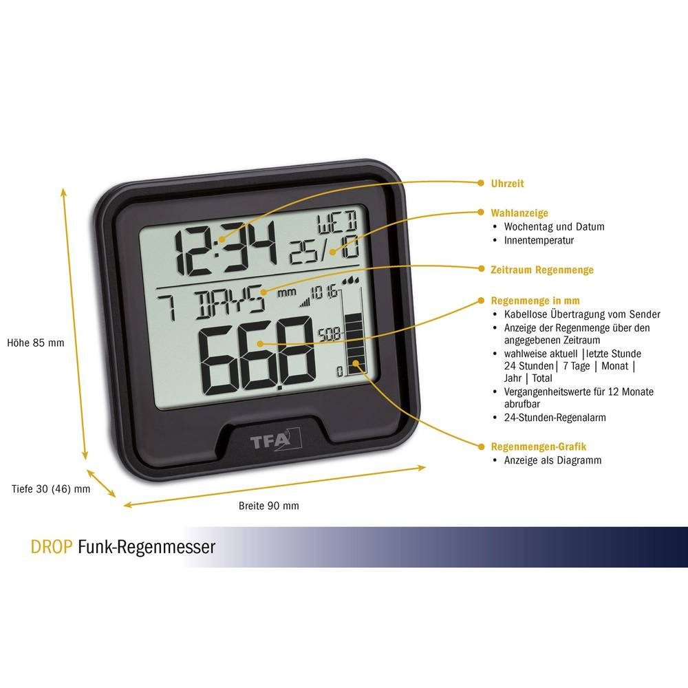 TFA Dostmann Regenmesser Regenmesser